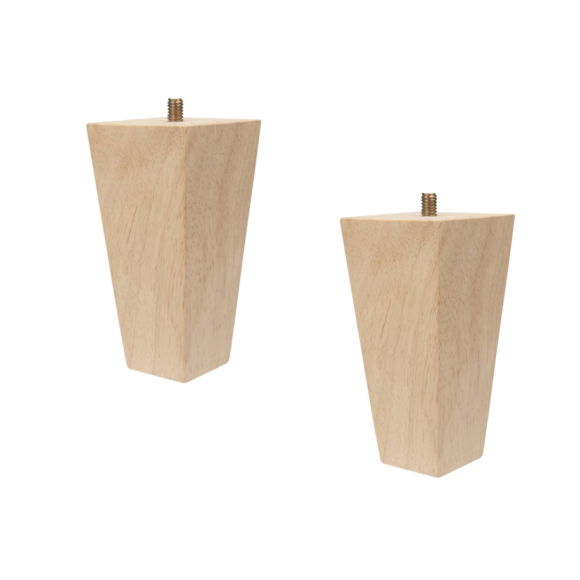 Dritz® Home Unfinished Wood Tapered Square Bun Feet Set